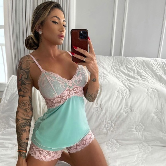 Moments of bliss top & bottom pajama set - Picture 3 of 10